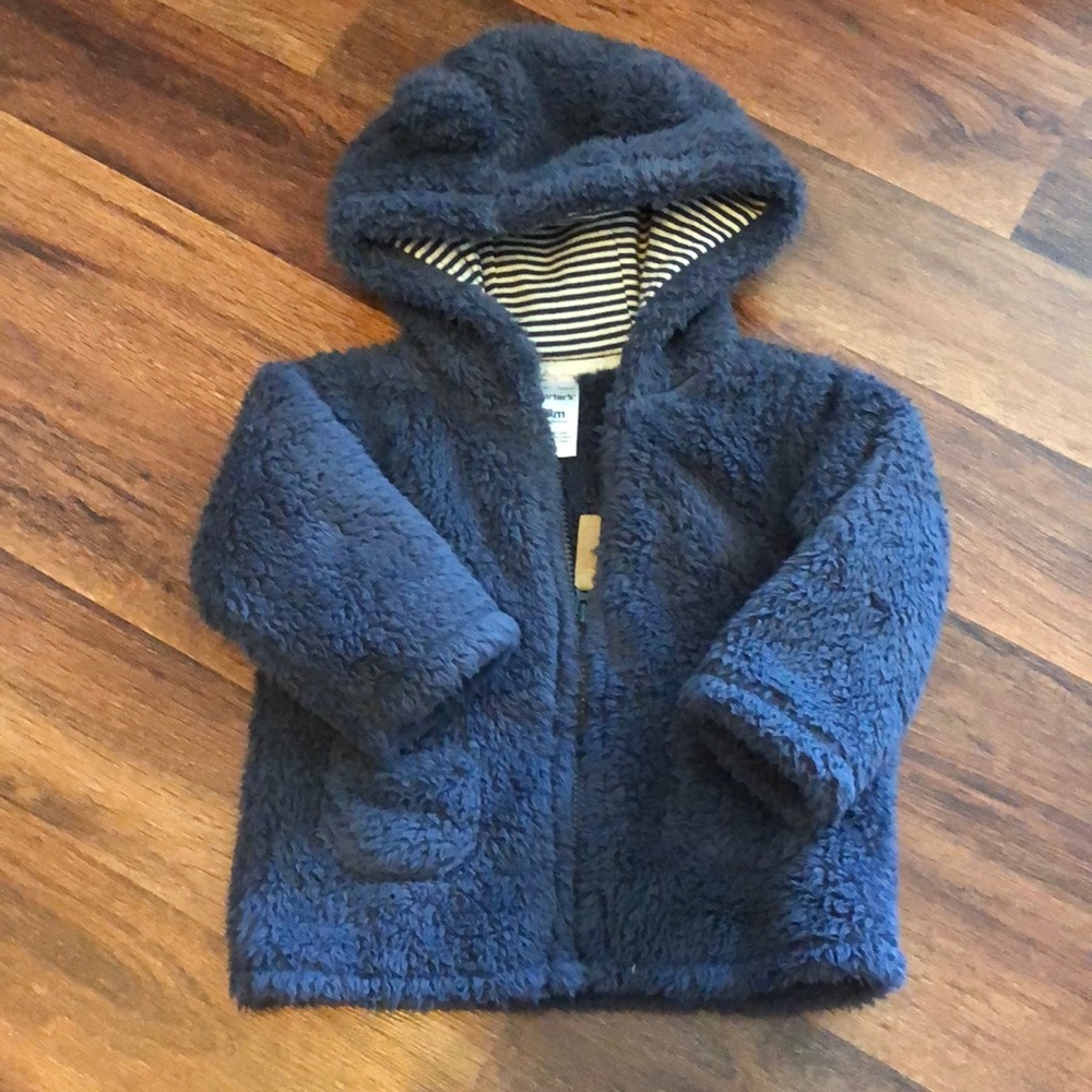 💥3/$10- 9 Month Carters Hooded Jacket